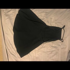 Mini black dress